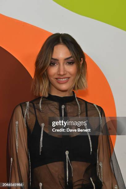 Frankie Bridge attends the Universal Music BRIT Awards after-party at 180 The Strand on March 2, 2024 in London, England.