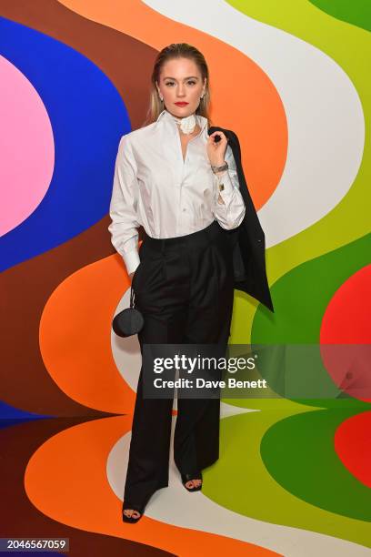 Alicia Agneson attends the Universal Music BRIT Awards after-party at 180 The Strand on March 2, 2024 in London, England.