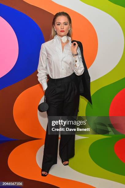 Alicia Agneson attends the Universal Music BRIT Awards after-party at 180 The Strand on March 2, 2024 in London, England.