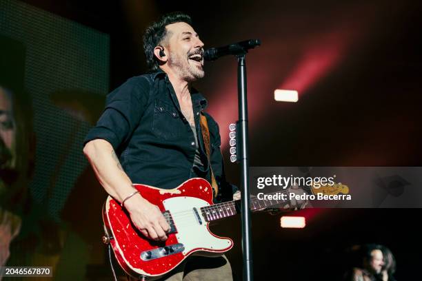 Matthew Ramsey of the country music band Old Dominion performs at C2C Festival Day 01 at Verti Music Hall on March 2, 2024 in Berlin, Germany.