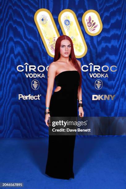 Bel Priestley attends the Warner Music & Cîroc Vodka BRIT awards after party at NoMad London on March 2, 2024 in London, England.