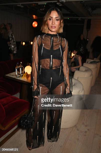Frankie Bridge attends the Universal Music BRIT Awards after-party at 180 The Strand on March 2, 2024 in London, England.