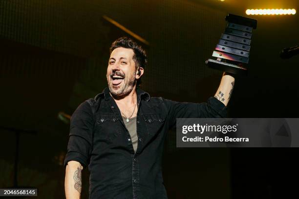 Matthew Ramsey of the country music band Old Dominion performs at C2C Festival Day 01 at Verti Music Hall on March 2, 2024 in Berlin, Germany.