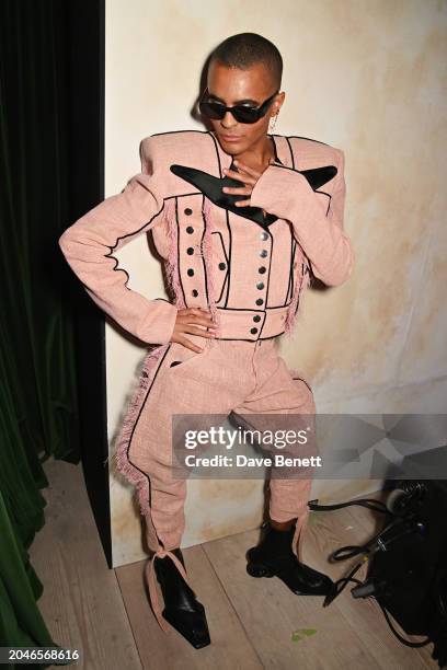 Layton Williams attends the Universal Music BRIT Awards after-party at 180 The Strand on March 2, 2024 in London, England.