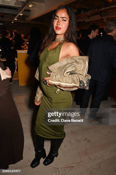 Salome Das attends the Universal Music BRIT Awards after-party at 180 The Strand on March 2, 2024 in London, England.