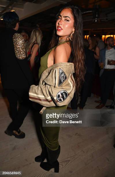 Salome Das attends the Universal Music BRIT Awards after-party at 180 The Strand on March 2, 2024 in London, England.