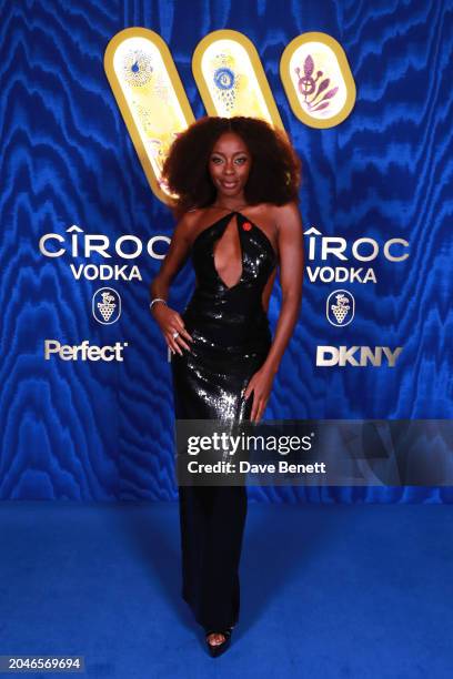 Odudu attends the Warner Music & Cîroc Vodka BRIT awards after party at NoMad London on March 2, 2024 in London, England.