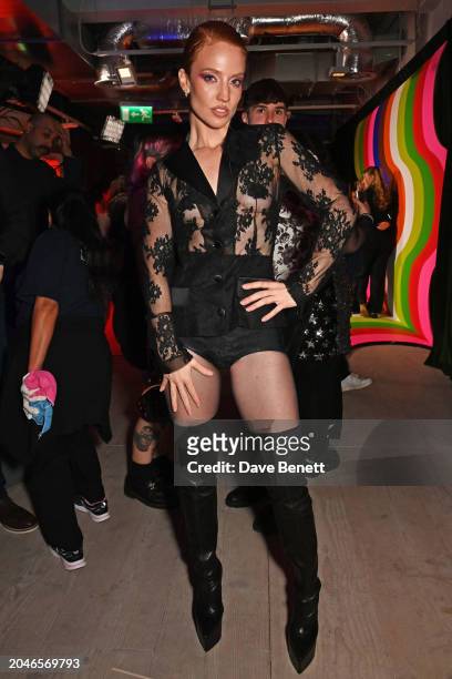 Jess Glynne attends the Universal Music BRIT Awards after-party at 180 The Strand on March 2, 2024 in London, England.