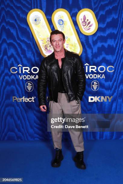 Luke Evans attends the Warner Music & Cîroc Vodka BRIT awards after party at NoMad London on March 2, 2024 in London, England.