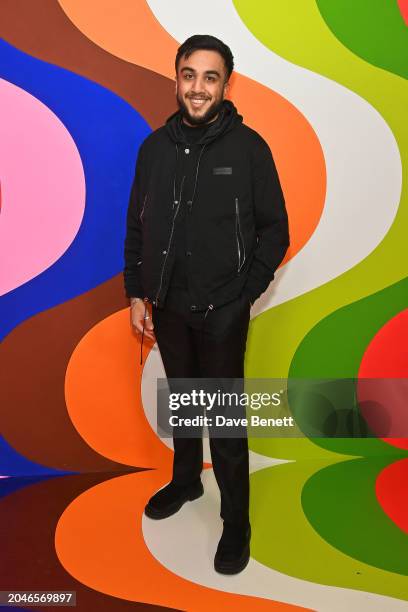 Faz Barber attends the Universal Music BRIT Awards after-party at 180 The Strand on March 2, 2024 in London, England.