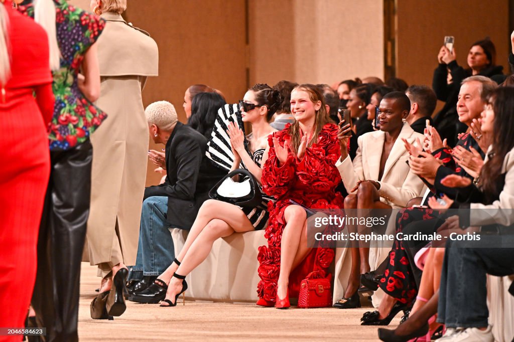 Balmain : Front Row - Paris Fashion Week - Womenswear Fall/Winter 2024-2025