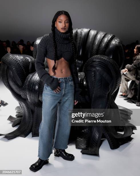 Willow Smith attends the Acne Studios Womenswear Fall/Winter 2024-2025 show as part of Paris Fashion Week on February 28, 2024 in Paris, France.