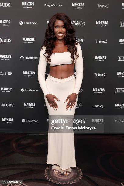 Bozoma Saint John attends Day Two of The MAKERS Conference 2024 at The Beverly Hilton on February 28, 2024 in Beverly Hills, California.