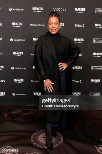 Karen Pittman attends Day Two of The MAKERS Conference 2024 at The Beverly Hilton on February 28, 2024 in Beverly Hills, California.