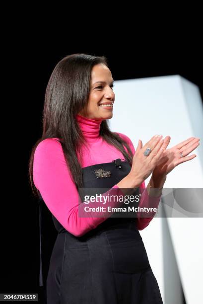 Alexis McGill Johnson, President & CEO, Planned Parenthood speaks onstage during Day Two of The MAKERS Conference 2024 at The Beverly Hilton on...