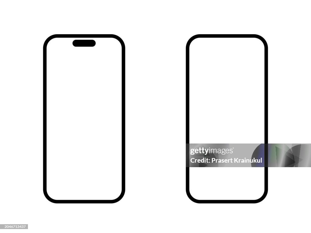 Mock up smartphone