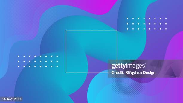 abstract dark navy blue liquid wave layer background. modern futuristic background - device screen collage stock illustrations