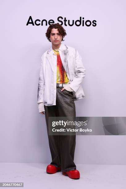 Kemio attends the Acne Studios Womenswear Fall/Winter 2024-2025 show as part of Paris Fashion Week on February 28, 2024 in Paris, France.