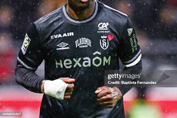 Illustration picture of the special jersey made by the producer and disc jockey Vladimir CAUCHEMAR during the French Ligue 1 Uber Eats soccer match...