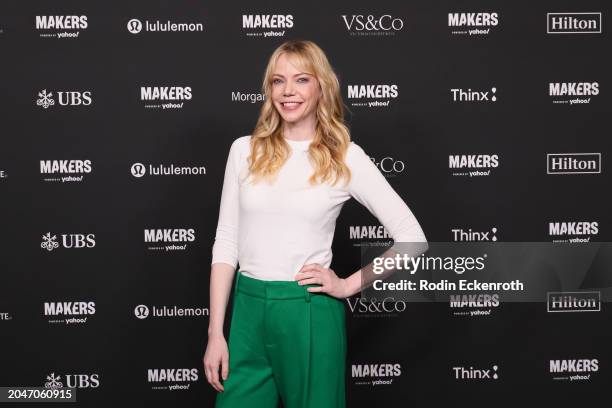 Riki Lindhome attends Day Two of The MAKERS Conference 2024 at The Beverly Hilton on February 28, 2024 in Beverly Hills, California.