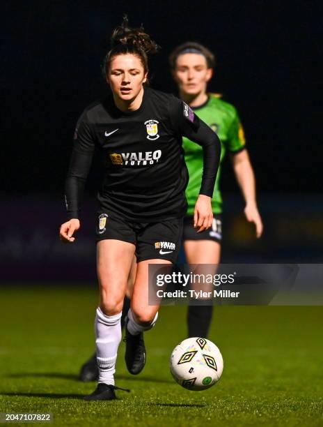 Westmeath , Ireland - 2 March 2024; Roisin Molloy of Athlone Town during the 2024 Women's President's Cup match between Athlone Town and Peamount...