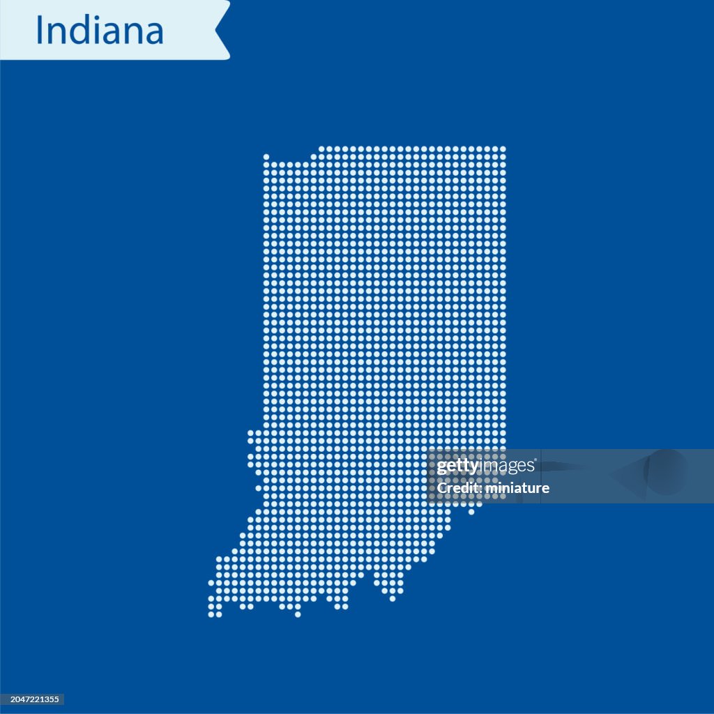 Servia Indianamap Indiana Map High-Res Vector Graphic - Getty Images
