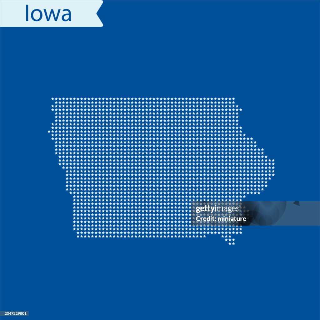 Map Highlighting Iowa Iowa Map High-Res Vector Graphic - Getty Images