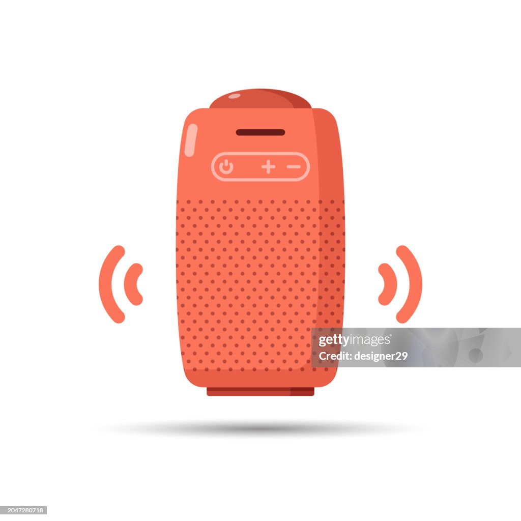 Bluetooth Speaker Icon Vector Design.