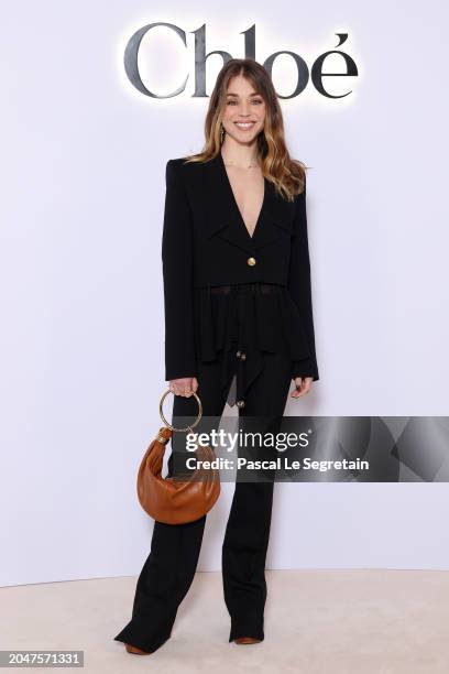 Alice Isaaz attends the Chloé Womenswear Fall/Winter 2024-2025 show as part of Paris Fashion Week on February 29, 2024 in Paris, France.