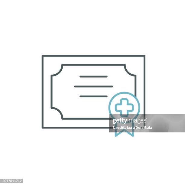 first aid training duocolor line icon design with editable stroke. suitable for infographics, web pages, mobile apps, ui, ux, and gui design. - medical school graduation stock illustrations