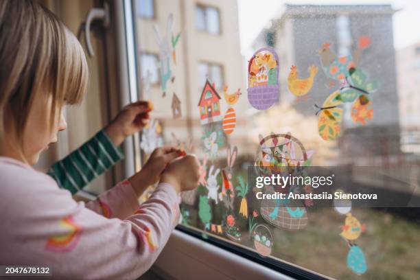 Spring Classroom Window Rabbit 188 Rabbit Stick Stock Photos, High-Res Pictures, and Images - Getty Images