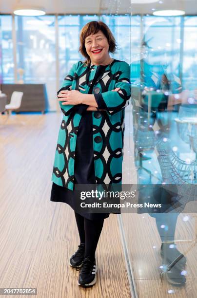 Director Maribel Lopez during an interview with Europa Press, at IFEMA Madrid, Feb. 29 in Madrid, Spain. Maribel Lopez is a Spanish cultural manager...