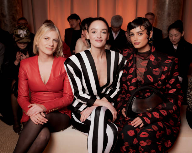 FRA: Balmain : Front Row - Paris Fashion Week - Womenswear Fall/Winter 2024-2025
