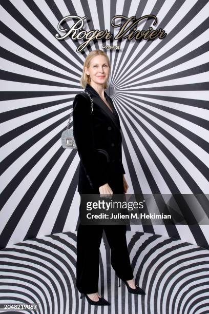 Kelly Rutherford attends "VIVIER OP-TICAL" - Roger Vivier Presentation as part of Paris Fashion Week on February 29, 2024 in Paris, France.