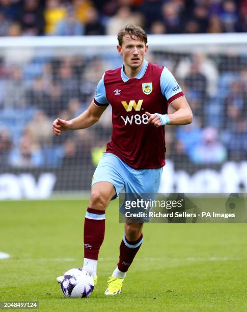 Burnley's Sander Berge during the Premier League match at Turf Moor, Burnley. Picture date: Sunday March 3, 2024.