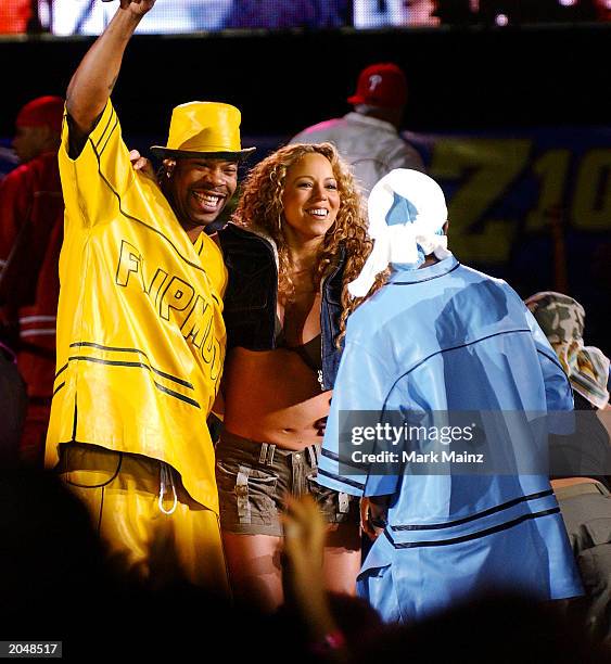 Zootopia Rapper 123 Mariah Carey And Busta Rhymes In Concert Stock Photos, High-Res ...