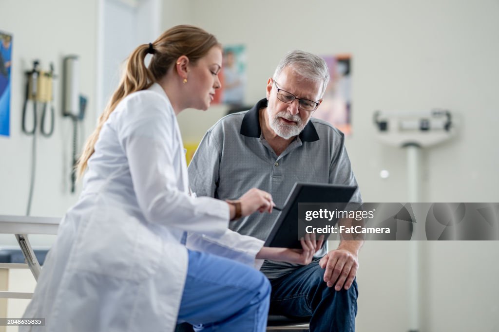 Senior Gentleman's Check-Up