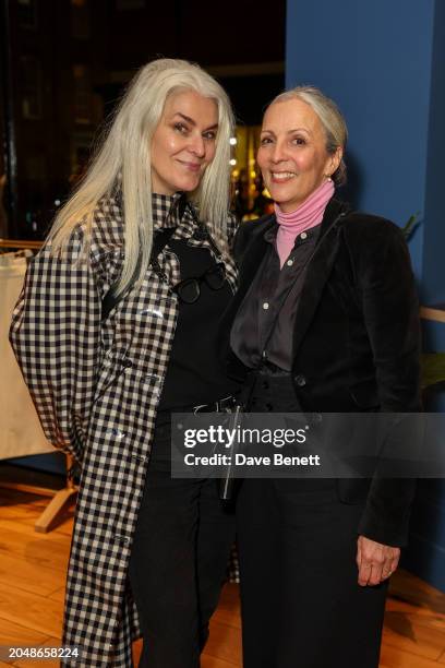 Catherine Hayward and Anne Marie Curtis attend the launch of The House Of Richard James on February 29, 2024 in London, England.