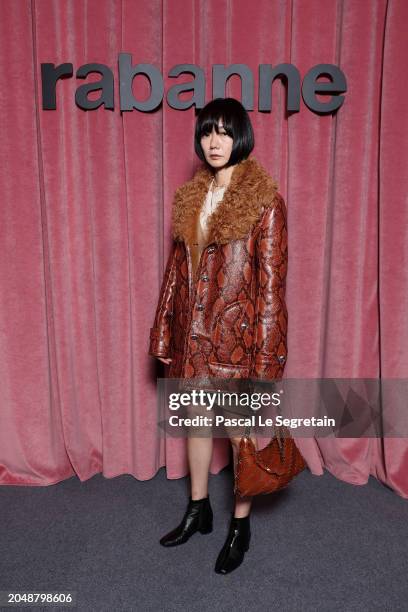 Doona Bae attends the Rabanne Womenswear Fall/Winter 2024-2025 show as part of Paris Fashion Week on February 29, 2024 in Paris, France.