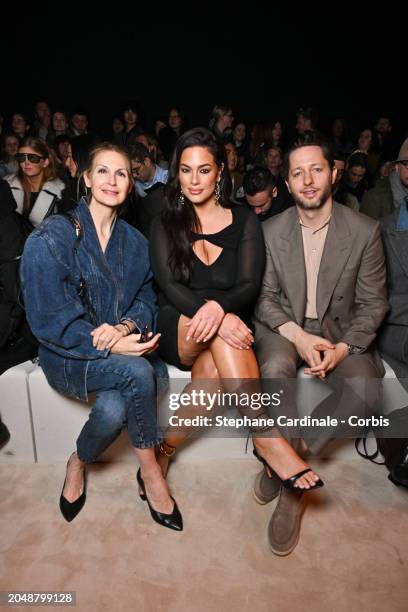 Kelly Rutherford, Ashley Graham and Derek Blasberg attend the Isabel Marant Womenswear Fall/Winter 2024-2025 show as part of Paris Fashion Week on...