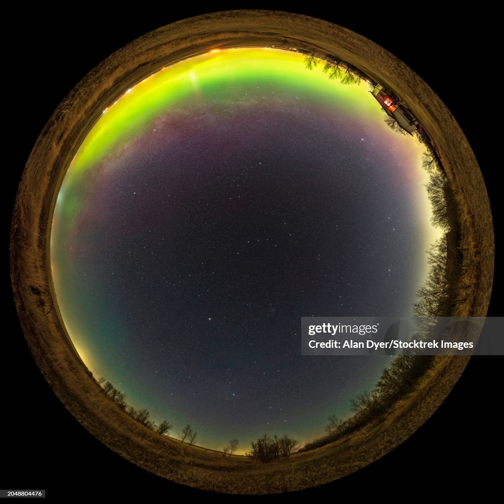 An Allsky Panorama Of The Northern Spring Sky With The North Galactic ...