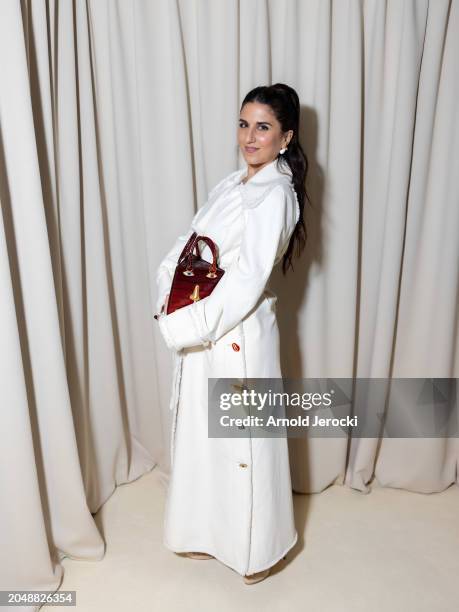 Géraldine Nakache attends the Schiaparelli Womenswear Fall/Winter 2024-2025 show as part of Paris Fashion Week on February 29, 2024 in Paris, France.