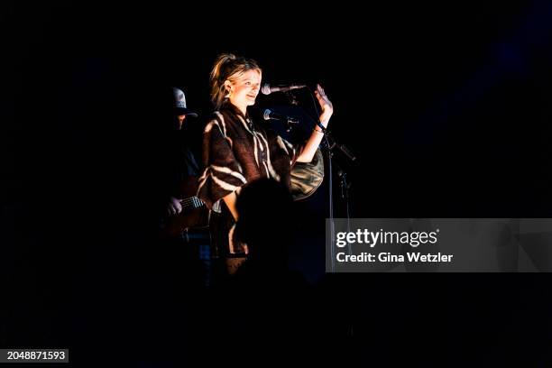 American singer Carter Faith performs live on stage during C2C Festival Day 02 at Verti Music Hall on March 3, 2024 in Berlin, Germany.