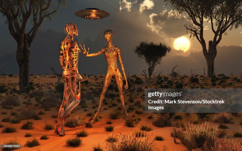 Alien Invention An Alien Species Advanced Technology Being Used To Create Artificial ...