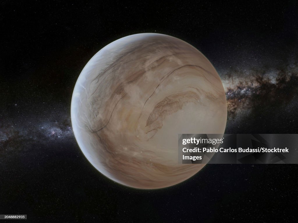Artist's impression of a phosphorus planet