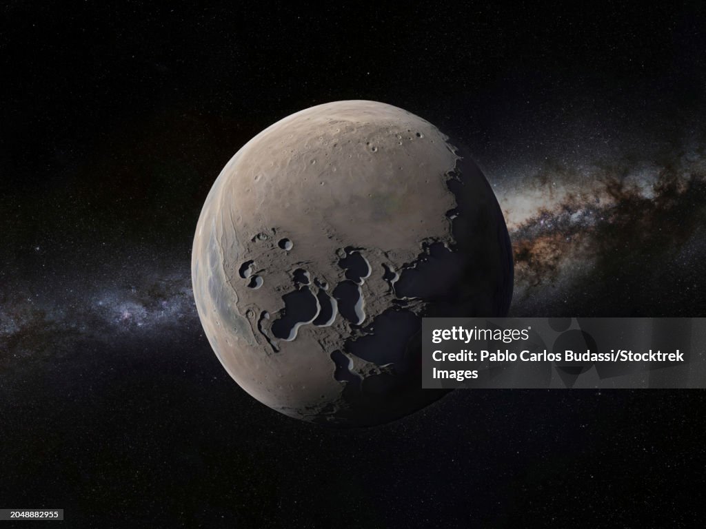 Artist's impression of a protoplanet