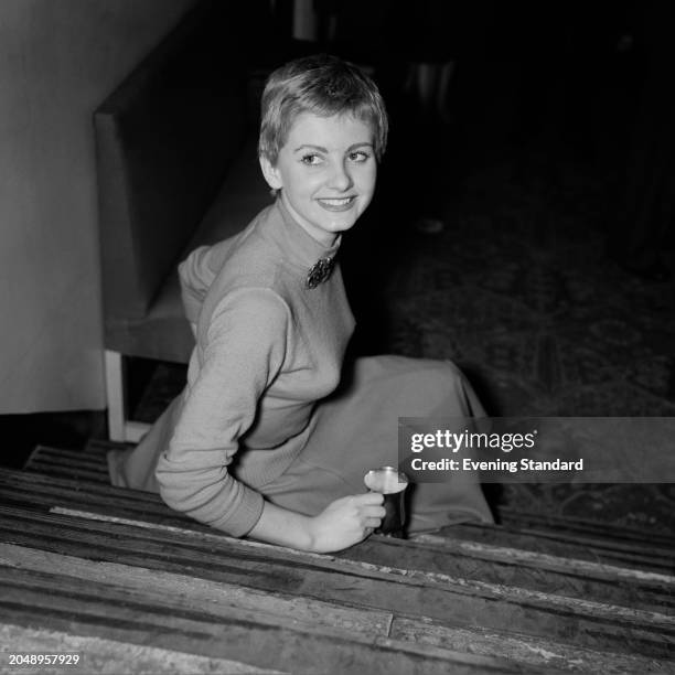 Actress Jill Ireland , May 10th 1955.