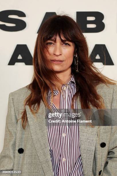 Caroline de Maigret attends the Isabel Marant Womenswear Fall/Winter 2024-2025 show as part of Paris Fashion Week on February 29, 2024 in Paris,...