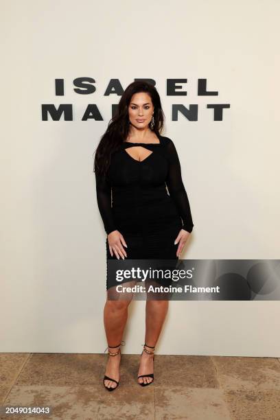 Ashley Graham attends the Isabel Marant Womenswear Fall/Winter 2024-2025 show as part of Paris Fashion Week on February 29, 2024 in Paris, France.