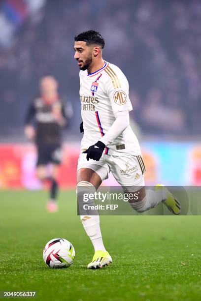 Said BENRAHMA during the Ligue 1 Uber Eats match between Lyon and Lens at Groupama Stadium on March 3, 2024 in Lyon, France. - Photo by Icon Sport